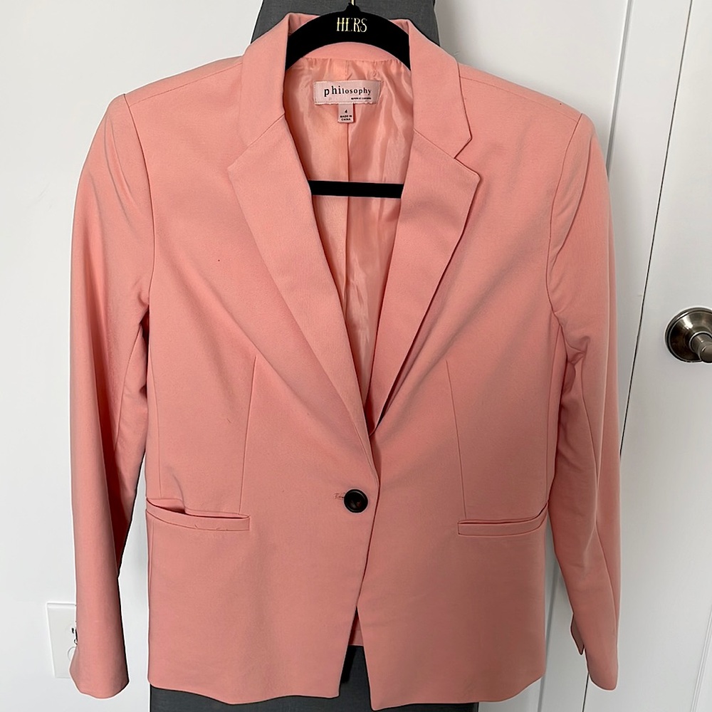 Pink/peach Blazer ✨